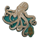 Tribal He'e Wood Magnet (Octopus)