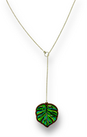 Monstera Leaf Necklace