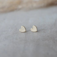 Glee Jewelry Heart Stud Earrings