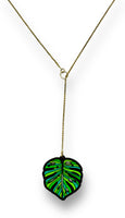 Monstera Leaf Necklace