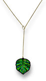 Monstera Leaf Necklace