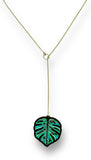 Monstera Leaf Necklace