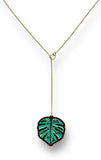 Monstera Leaf Necklace