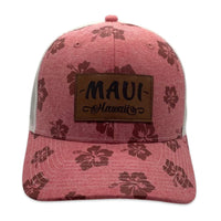 Hibiscus Maui Hawaii Trucker Hat