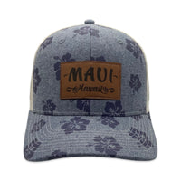 Hibiscus Maui Hawaii Trucker Hat