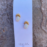 Silver Girl Bottle Stud Earrings