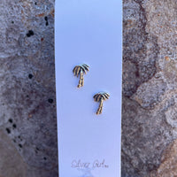 Silver Girl Bottle Stud Earrings