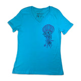 Jellyfish Ladies V-Neck T-Shirt (Small only)