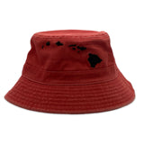 Large Hawaiian Islands Bucket Hat