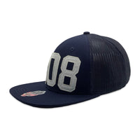 808 Applique Trucker Flatbill Hat