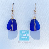 Little Beach Shack Sea Glass Earrings