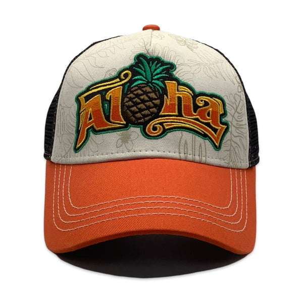 Aloha Pineapple Trucker Hat