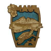 Maui Valley Isle Wood Magnet