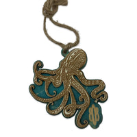 Tribal He'e (Octopus) Wood Ornament