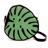 Monstera Leaf Crossbody Bag