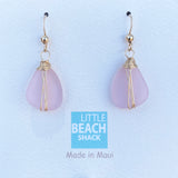 Little Beach Shack Sea Glass Earrings