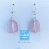 Little Beach Shack Sea Glass Earrings