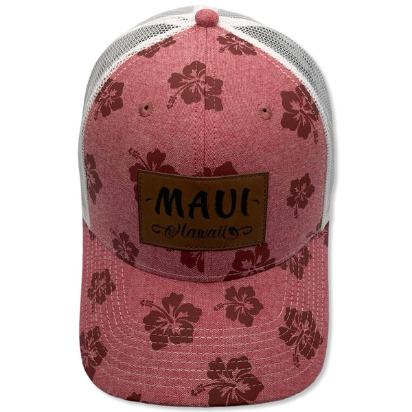 Hibiscus Maui Hawaii Trucker Hat