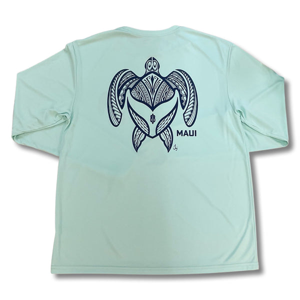 FITTED HAWAII T SHIRT Men's L Honolulu Crown Logo Blue Cotton