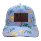 Maui Hawaii Leather Patch Trucker Hat