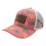 Maui Hawaii Leather Patch Trucker Hat